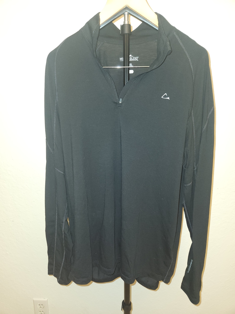Merino Blend by Paradox Quarter-Zip Pullover — Size L